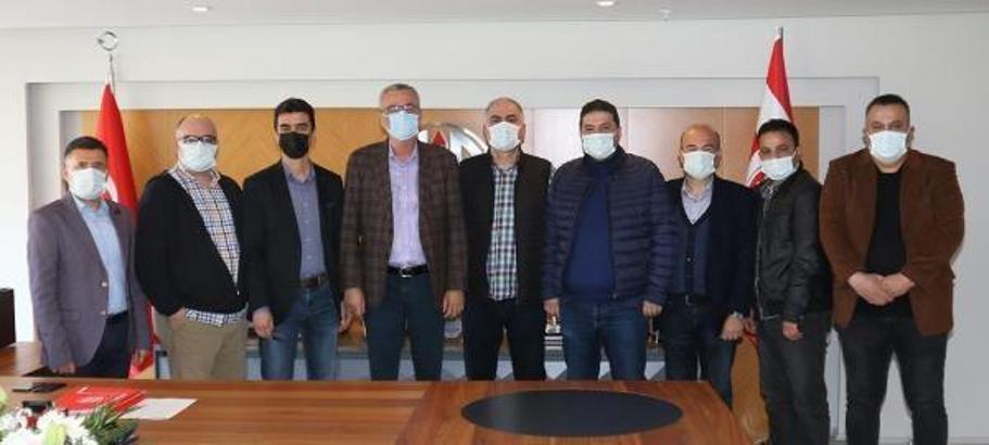 Başkan Yılmaz'a 'hayırlı olsun' ziyareti