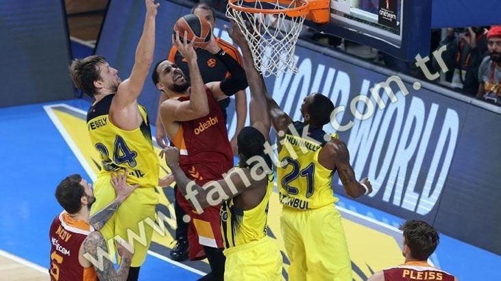 Galatasaray Odeabank Fenerbahçe maç sonucu: 87-103