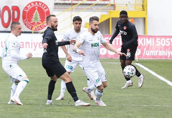 Ümraniyespor-Giresunspor maç sonucu: 3-1