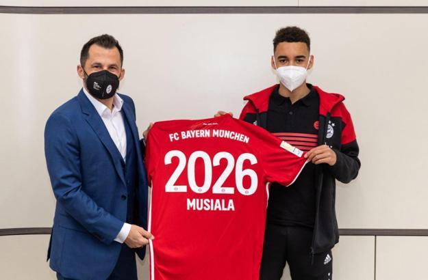 Bayern Münih Jamal Musiala ile 5 yıllık sözleşme imzaladı