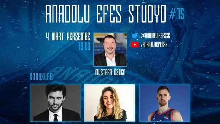 Anadolu Efes Stüdyo'nun konukları Bora Cengiz, Nihan Cabbaroğlu ve Dzanan Musa