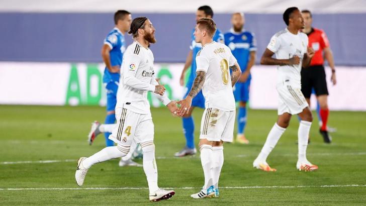 Real Madrid şampiyonluğa koşuyor! Real Madrid-Getafe maç sonucu: 1-0