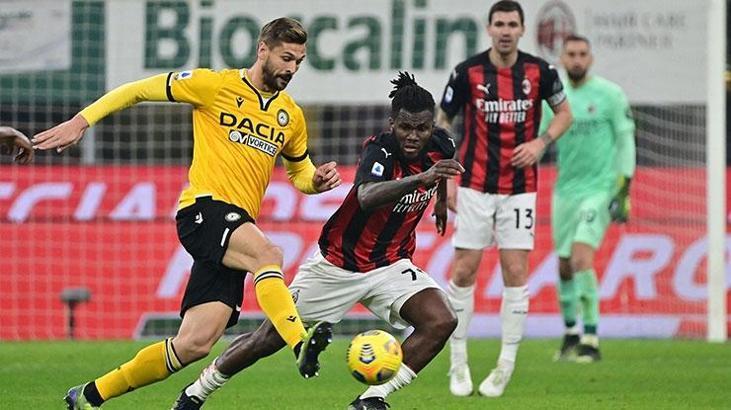 Milan - Udinese maç sonucu: 1-1