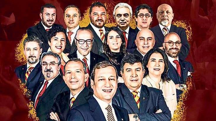 Burak Elmas yönetim listesini açıkladı
