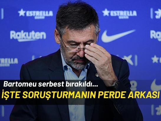 Barcelona Eski Başkanı Bartomeu, serbest bırakıldı