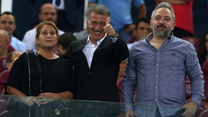 Trabzonspor, Cemil Usta'nın eşi ve çocuklarını ağırladı