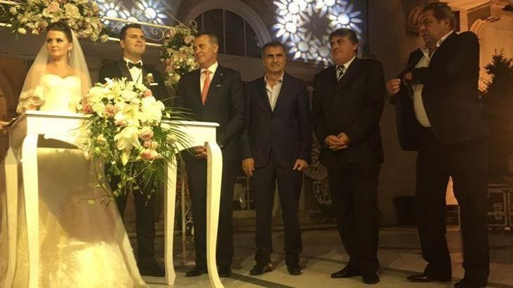 Beşiktaş camiası düğünde buluştu