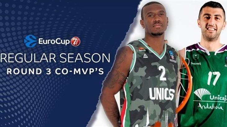 EuroCup'ta 3. haftanın MVP'leri Raymar Morgan ve Giorgi Shermadini