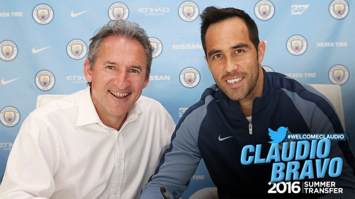 Claudio Bravo, imzayı attı