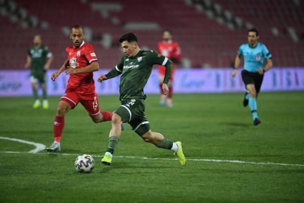 Bursaspor, Play-Off yarışından uzaklaşıyor