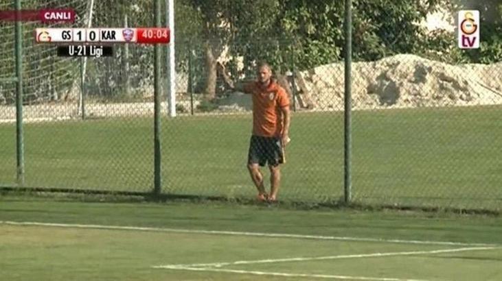 Sneijder'in patlayan karesi!