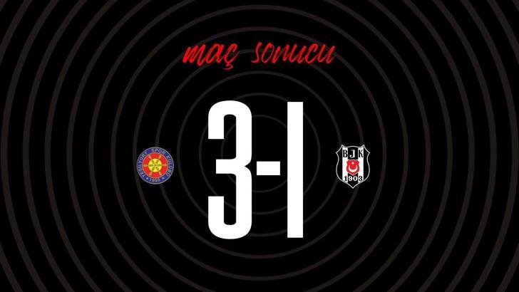 Sistem9 Yeşilyurt-Beşiktaş maç sonucu: 3-1