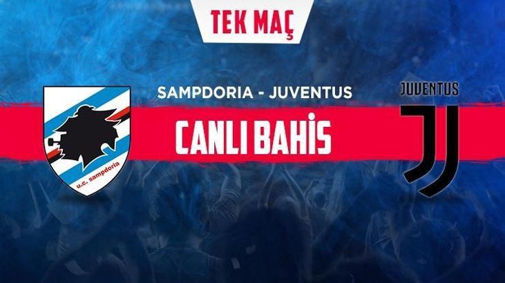 Sampdoria - Juventus maçı iddaa oranları! Heyecan misli.com'da