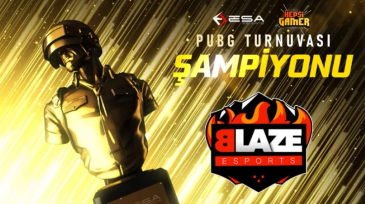 Hepsigamer ESA Esports PUBG Turnuvası Şampiyonu Blaze Esports
