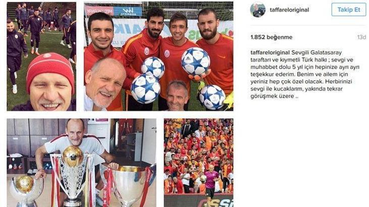 Claudio Taffarel, Galatasaray'a veda etti!