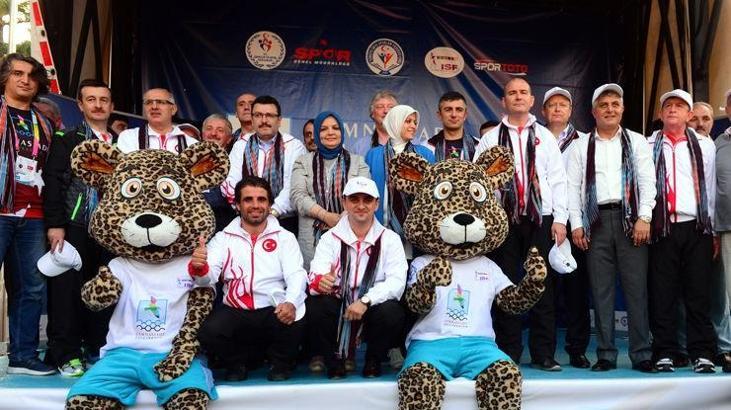Trabzon'da Gymnasiade 2016 yürüyüşle başladı