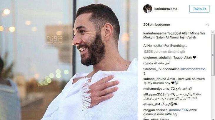 Karim Benzema umreye gitti