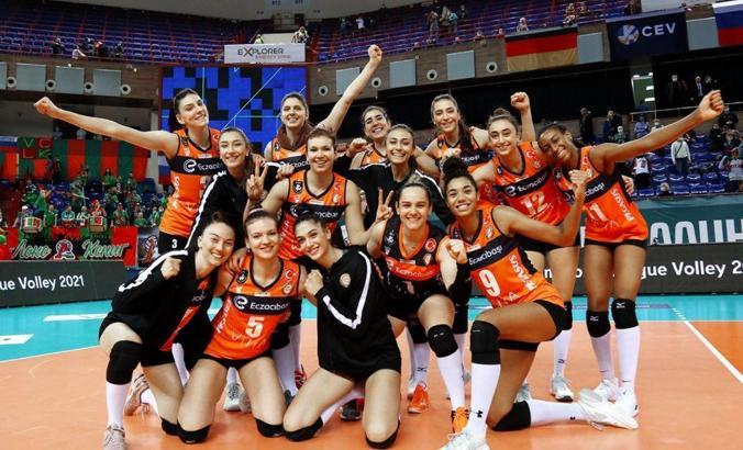 Eczacıbaşı VitrA, Lokomotiv Kaliningrad'a set vermedi: 3-0