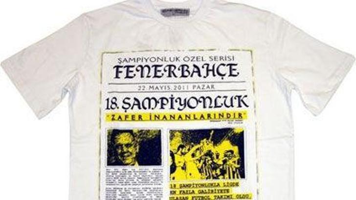 Şampiyonluk tişörtleri satışta