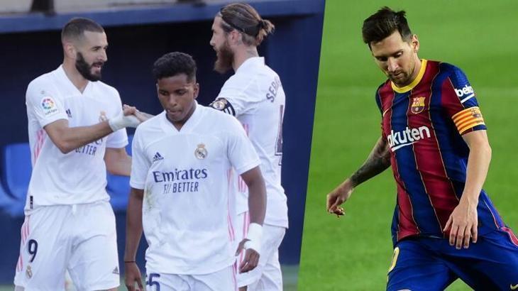 Real Madrid kazandı, Barcelona puan kaybetti