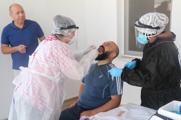 Sivas Belediyespor'a ilk kez koronavirüs testi yapıldı