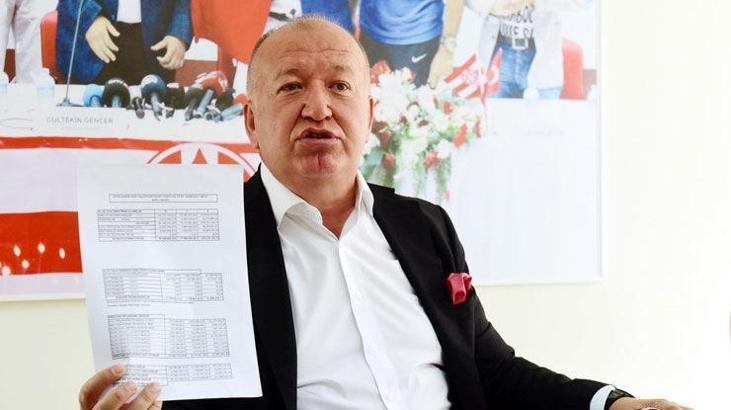 Antalyaspor başkanı Gültekin Gencer'den sitem!