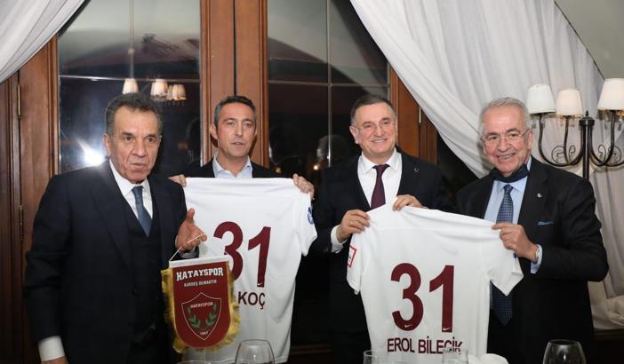 Hatayspor Kulübü, Fenerbahçe yönetimini ziyaret etti