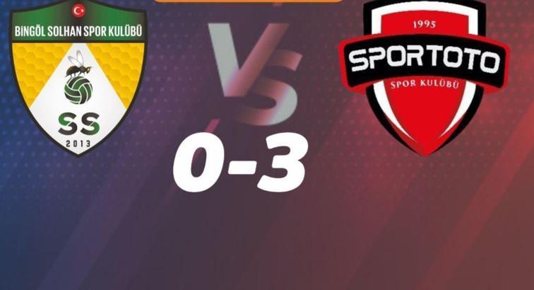 Solhanspor-Spor Toto maç sonucu: 0-3