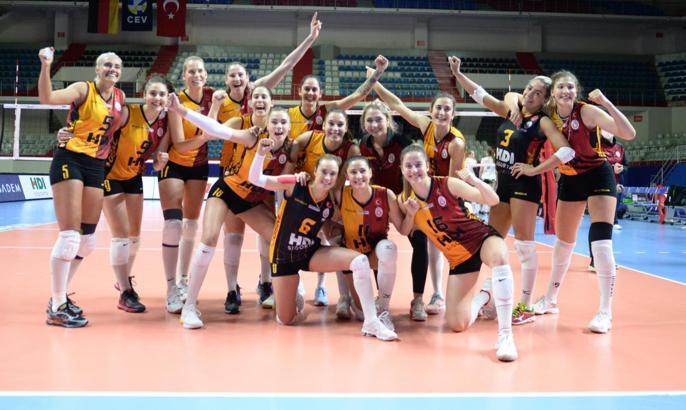Galatasaray HDI Sigorta, CEV Kupası'nda yarı finale yükseldi