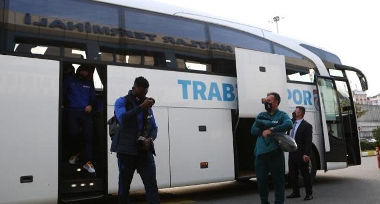 Trabzonspor kafilesi, İstanbul'a gitti