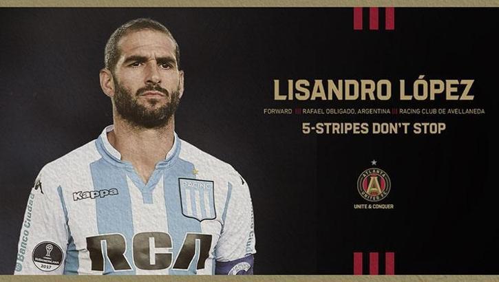 Atlanta United, Lisandro Lopez'i kadrosuna kattı