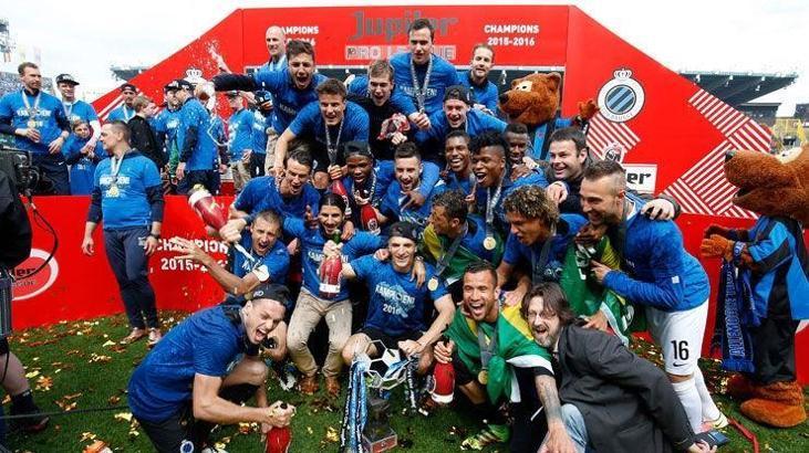 Belçika'da şampiyon Club Brugge oldu