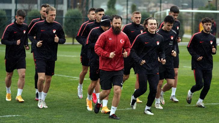 Ümit Milli Futbol Takımı hazırlıklarını sürdürdü