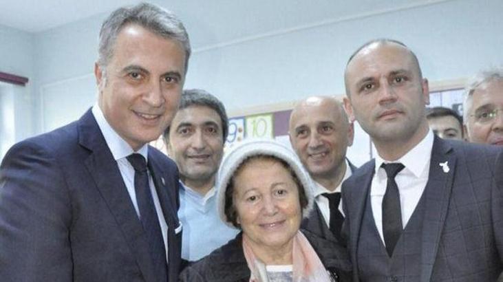 Fikret Orman'ın annesi de maçta