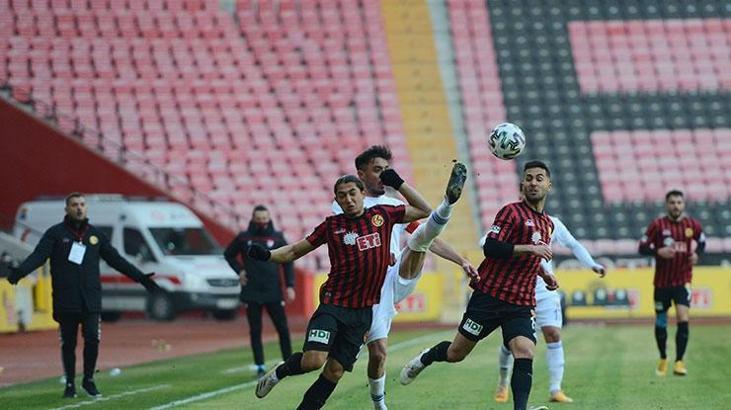 TFF 1. Lig: Eskişehirspor: 0 - Ankaraspor: 0