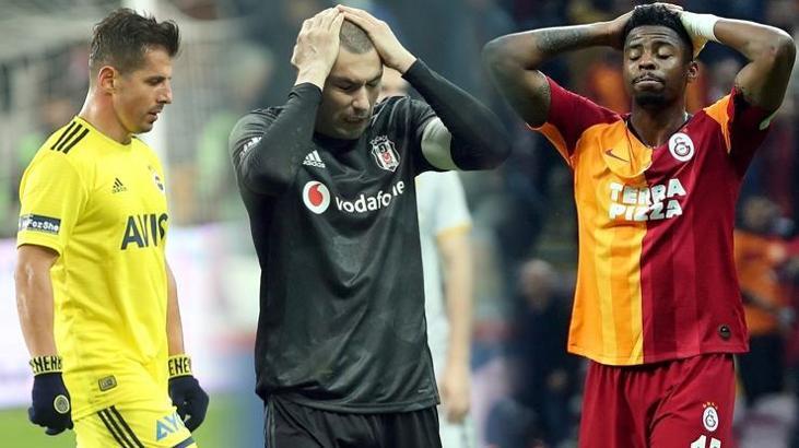 Üç büyükler Anadolu'da 47 puan bıraktı