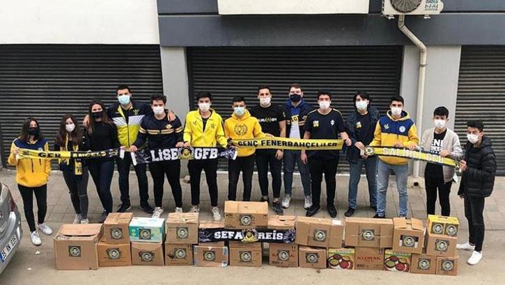 Fenerbahçe taraftar grubundan anlamlı destek