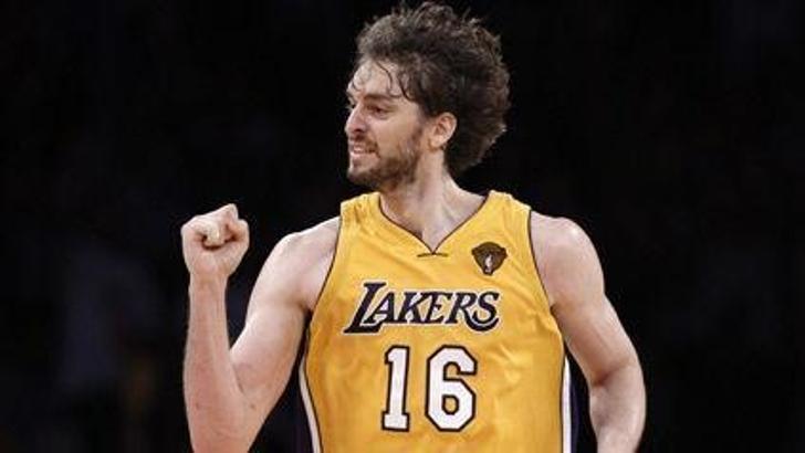 Gasol, trübünden destek verecek!