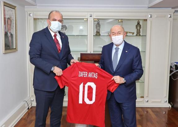 Nihat Özdemir'den İstanbul Emniyet Müdürü Zafer Aktaş'a ziyaret