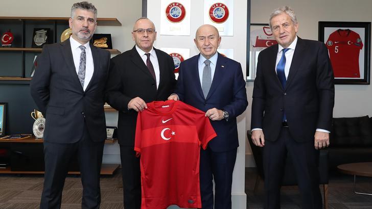 Agim Ademi'den Nihat Özdemir'e ziyaret