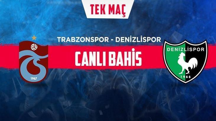 Trabzonspor - Denizlispor maçı iddaa oranları! Heyecan misli.com'da