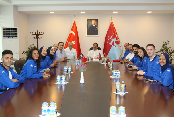 Lübnan Karate Milli Takımı'ndan Trabzonspor'a ziyaret