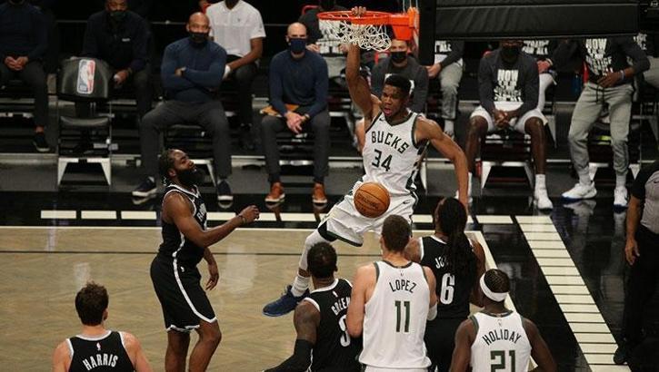 NBA'de bugün: Brooklyn Nets-Milwaukee Bucks maç sonucu: 125-123