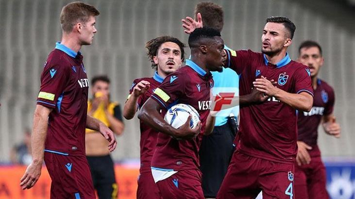 (ÖZET) AEK - Trabzonspor maç sonucu: 1-3