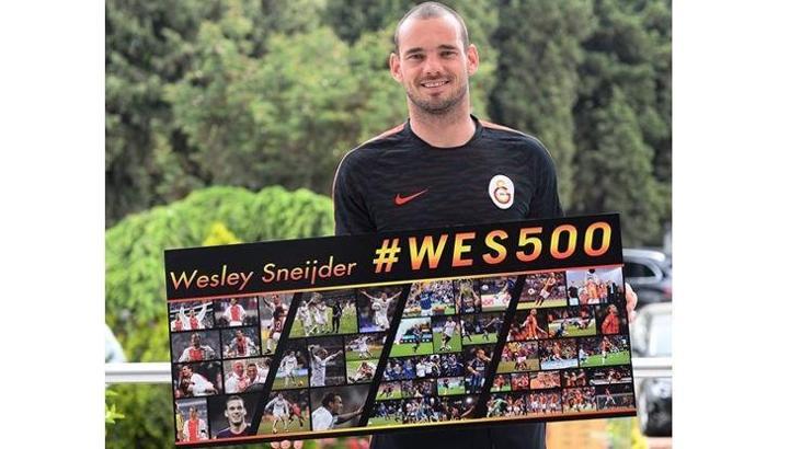 Wesley Sneijder, kulüp kariyerinin 500. maçına çıkacak