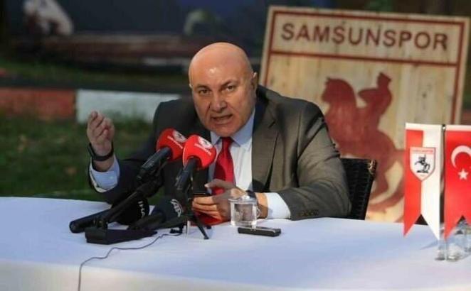 Samsunspor Başkanı Yüksel Yıldırım özür diledi