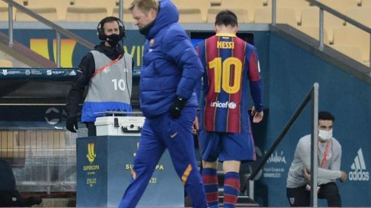 Messi Barcelona kariyerinde ilk kez kırmızı kart gördü