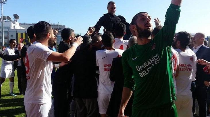 Ümraniyespor PTT 1. Lig'e yükseldi