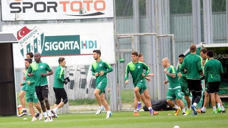 Bursaspor'da faty ve Batalla antrenma katılmadı