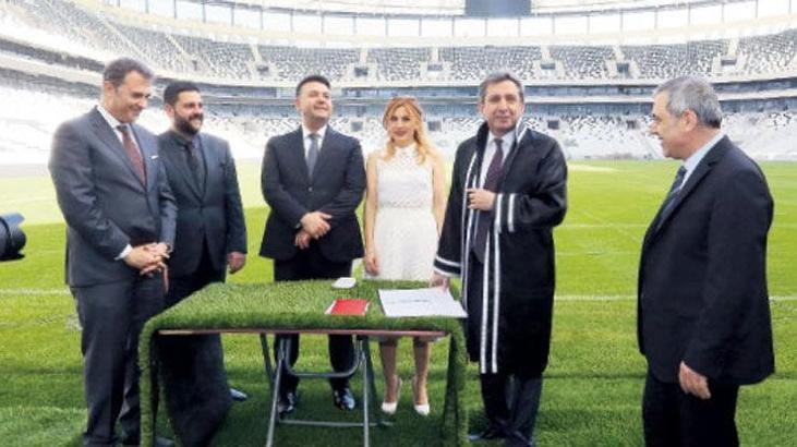 VODAFONE ARENA'DA İLK NİKAH